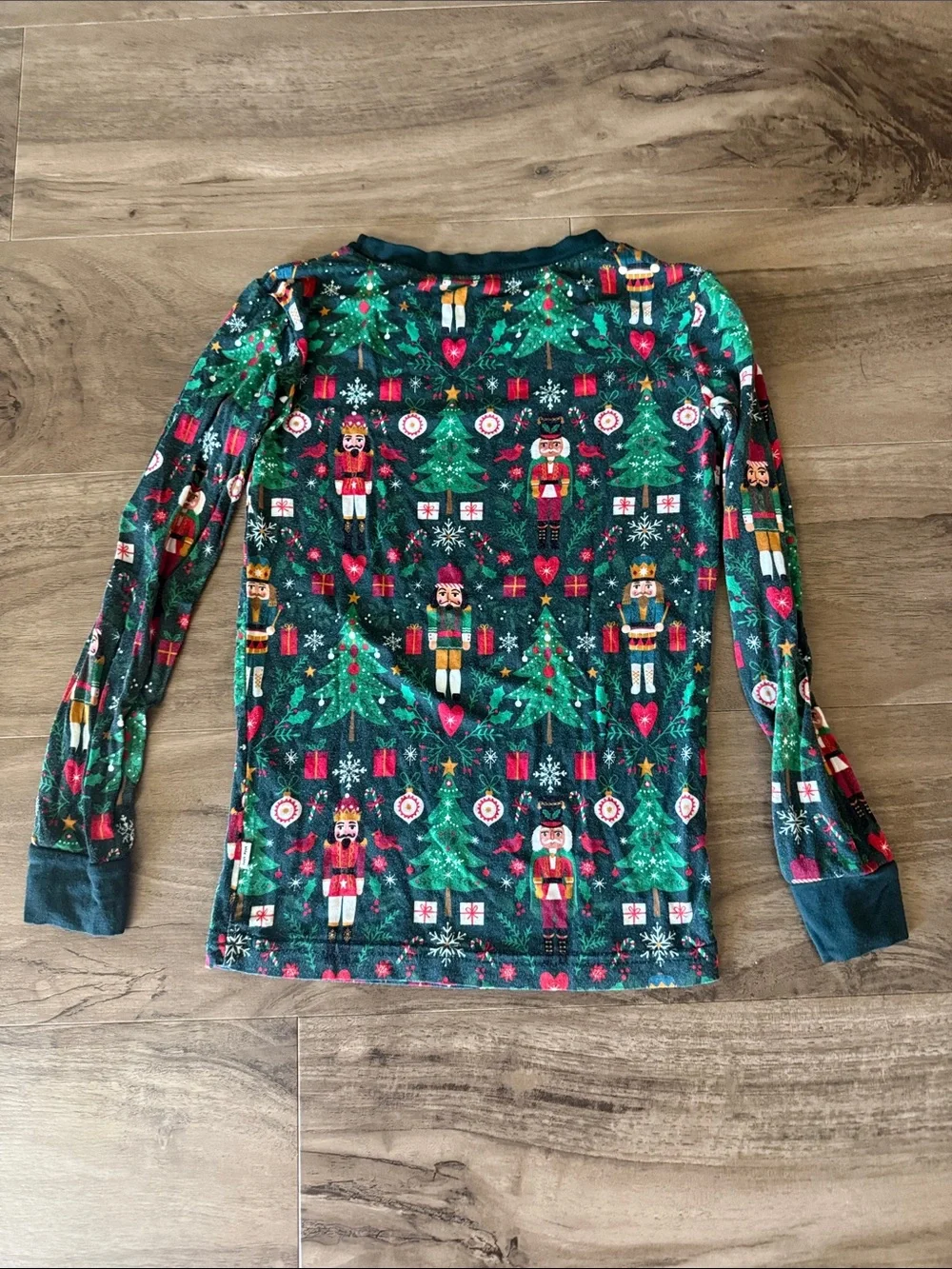 Little Sleepies Green Nutcracker Christmas Pajama Set